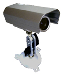 Weatherproof Lipstick 1.3" B&W CCD Camera with Built-In Lens and Bracket