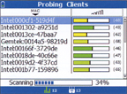 AirCheck Wi-Fi Tester Probing Clients