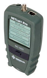 Greenlee NETcat Pro Structured Wiring Troubleshooter