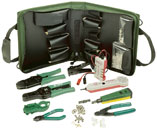 Greenlee Coax/Twisted pair LAN termination and Test Kit