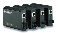 Signamax 10/100BaseT/TX to 100BaseFX Converters