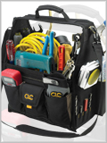 Custom Leather Craft - 1539 - 18" Multi-Compartment Tool Carrier