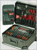 Xcelite - TCMB100STW - Black Attache Tool Case with Wheels