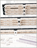 Siemon - S110D(X)1-*00-RFT - S110 Field Terminated 19" Panels available in 100, 200, or 300-ports