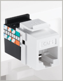 Leviton - 5G110-R*5 - GigaMax 5e+ QuickPort Snap-In Connectors