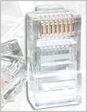 AMP Netconnect - 5-554720-3 - RJ45 8 Conductor 26-24 AWG Solid