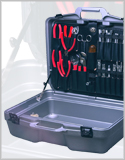 Xcelite - TCMG200ST - 13 1/2" x 10 1/2" x 2 3/8" Blow-molded Plastic Case - with Tools