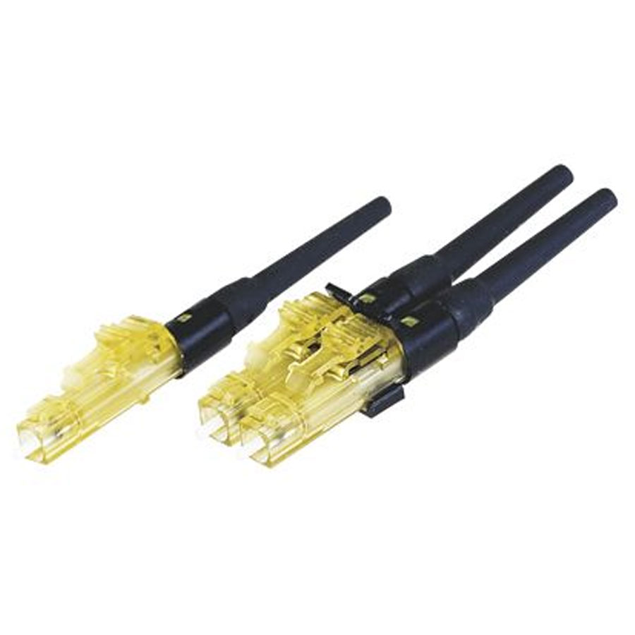 Panduit FLCSMC5BLY LC 50/125um Multimode Simplex Fiber Optic Connector for 900um tight-buffered fiber installation.