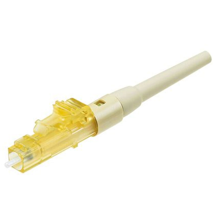 Panduit FLCSMC6EIY LC 62.5/125um Multimode Simplex Fiber Optic Connector for 900um tight-buffered fiber installation.